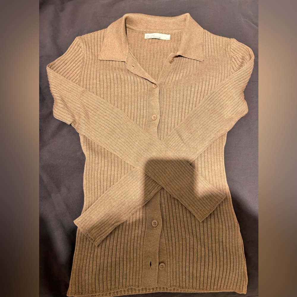 Oak + Fort Longsleeve Button Up Polo